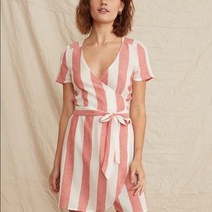 Like new! Small Marine Layer Frances Wrap Dress in Poppy